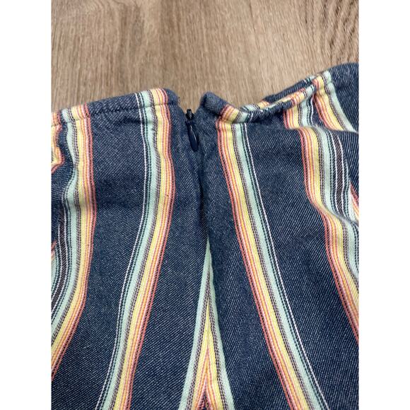 O’Neill Women’s 28 Striped Wide Leg Cotton Pull-On Lounge Boho Pants - Picture 10 of 11